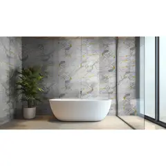 AURA - Cerámica Marmolizado Gris Claro Mysore 30x60cm 1.62m2