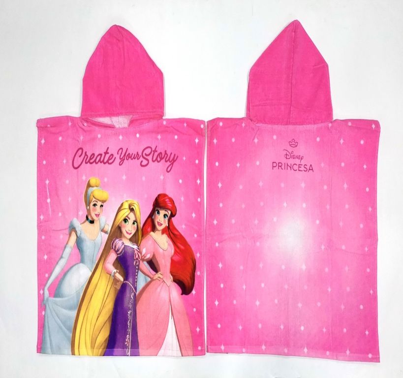 Toalla Poncho Princesas