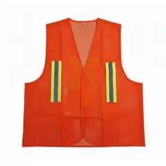 undefined - Chaleco de Seguridad Malla Naranja STR Reflectivo Fosf.