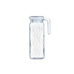 Luminarc - Jarra 1 Litro Con Tapa Dona Blanco Luminarc