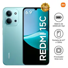 XIAOMI - REDMI 15C 4G 256 GB GREEN