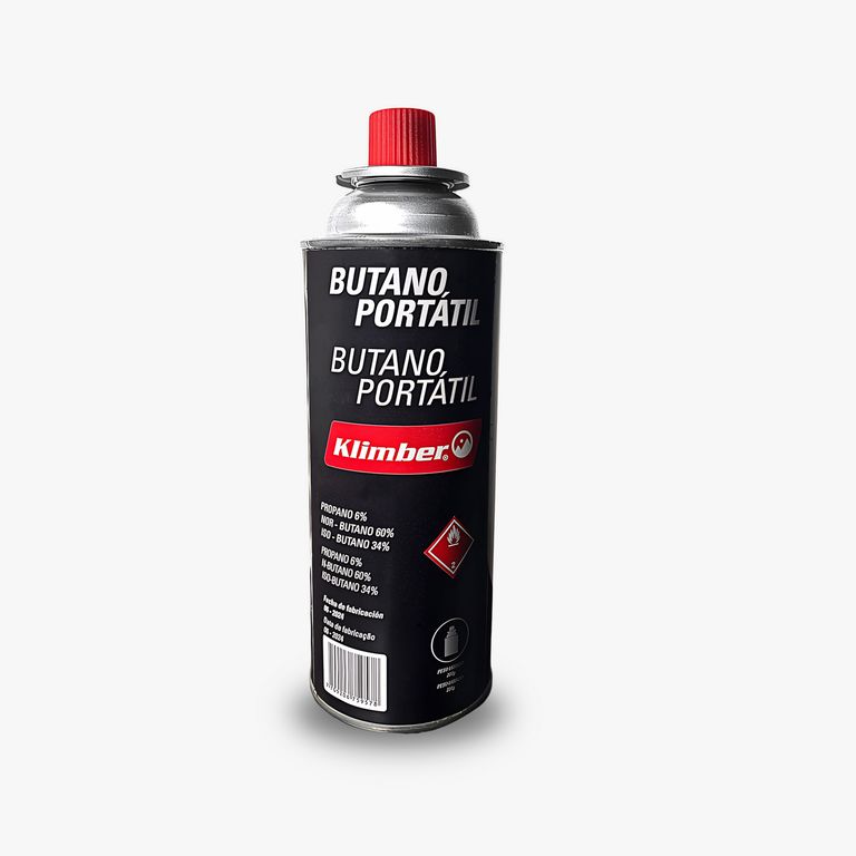 Cartucho de gas butano Klimber de 227 g para cocinas portátiles