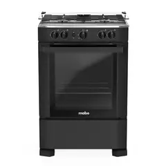 MABE - Cocina de Pie a Gas 4 Hornillas CMP6040FN0 Negro