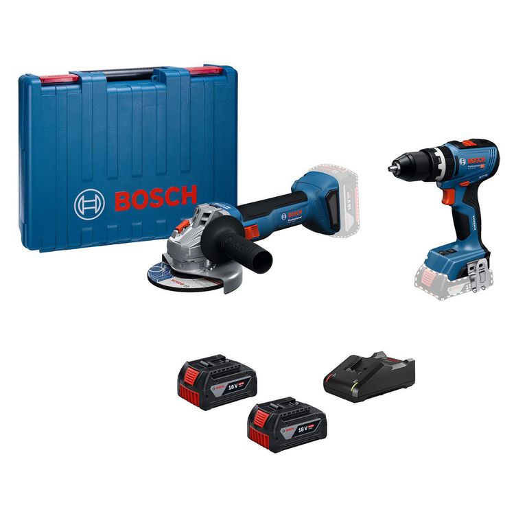 Taladro GWS 18V-8 KIT Y GSB 18V-65