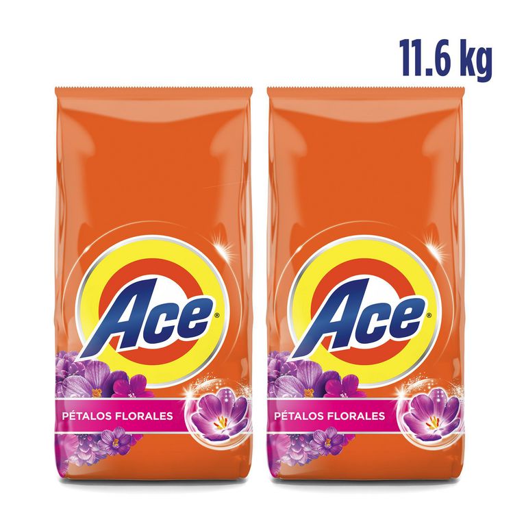 Detergente en polvo Ace Regular 11.6KG