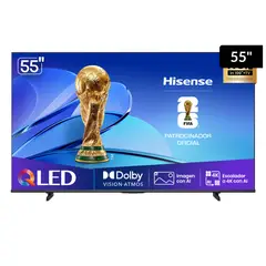 HISENSE - Televisor QLED 55" Ultra HD VIDAA 55Q6QV