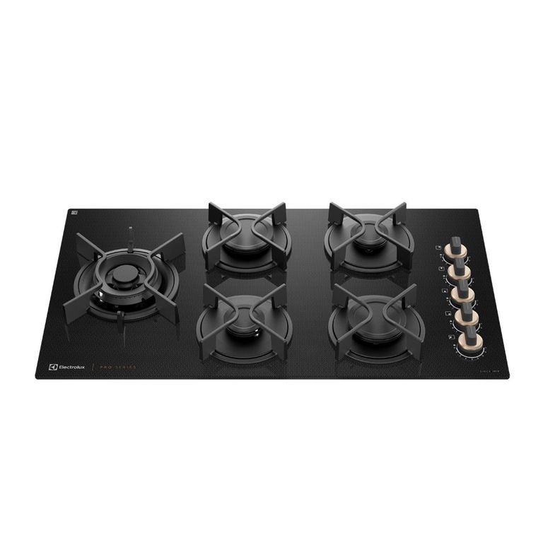 Encimera A Gas 5 Quemadores Templado 75 Cm KE5PS