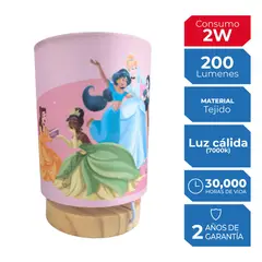 ILUMA - Lámpara De Mesa Princess Forever 10.8x16.5 Cm