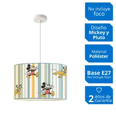 ILUMA - Lámpara Colgante Mickey Colors