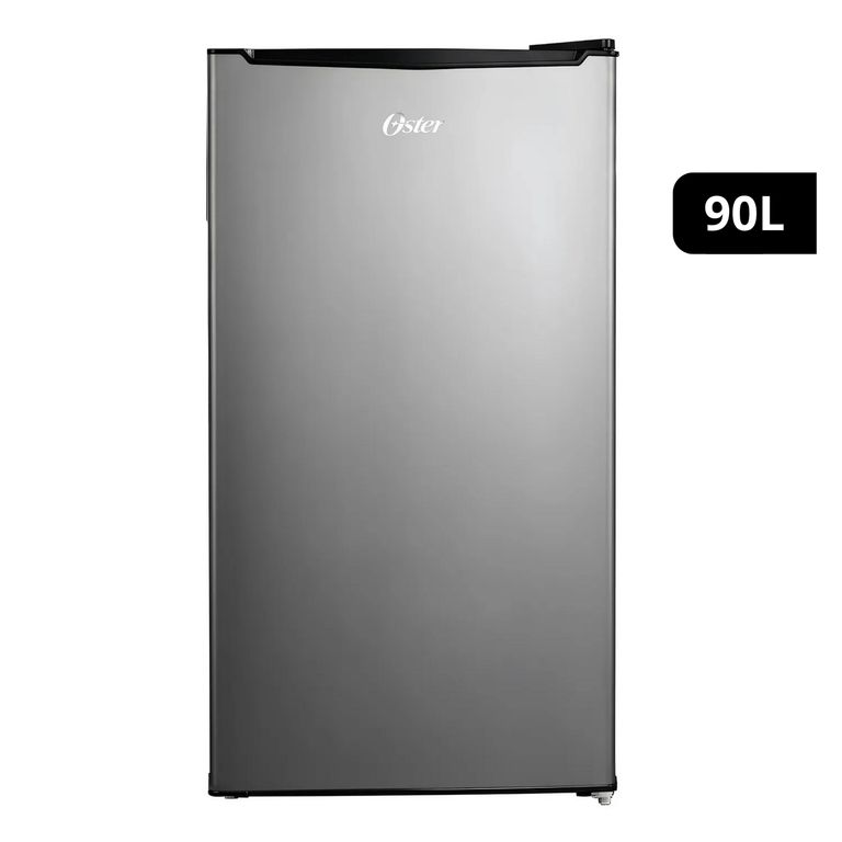 Frigobar Oster 90 Litros Negro con Puerta de Acero Inoxidable OS-PMBG93PBV