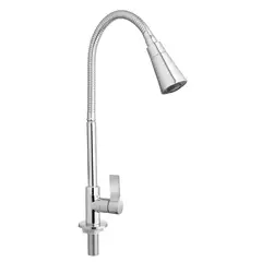 TREBOL - Griferia de Cocina Sencilla Flexible Savona Cromada