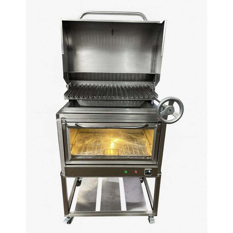 La Carbonera Grill Parrilla Movible con Caja China Broker Master 70x50x85cm