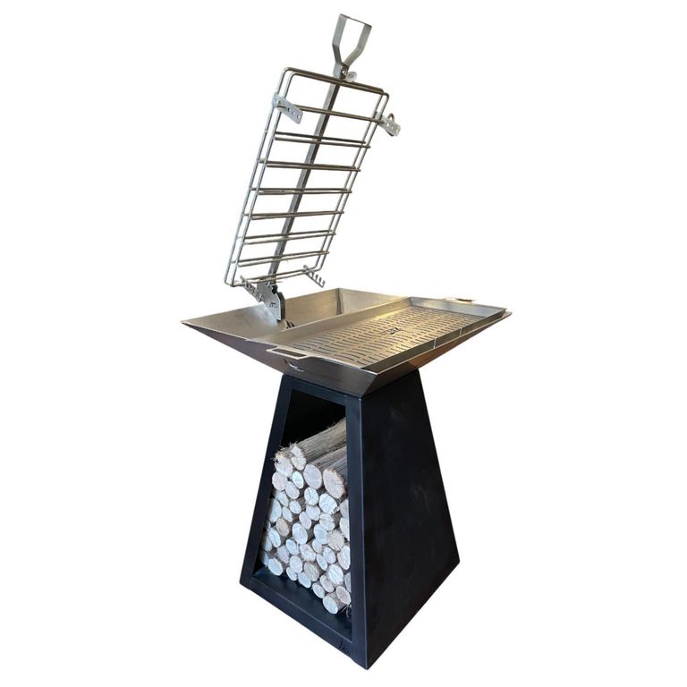 La Carbonera Grill Leñero Parrillero España 70x70x92cm