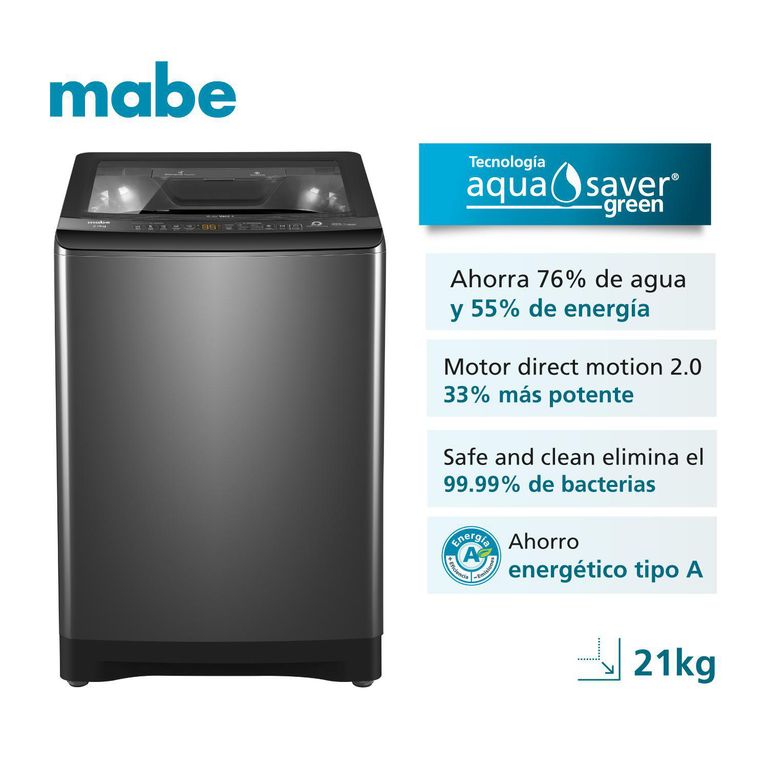Lavadora Carga Superior 21 kg Diamond gray LMA1220WDGBB0