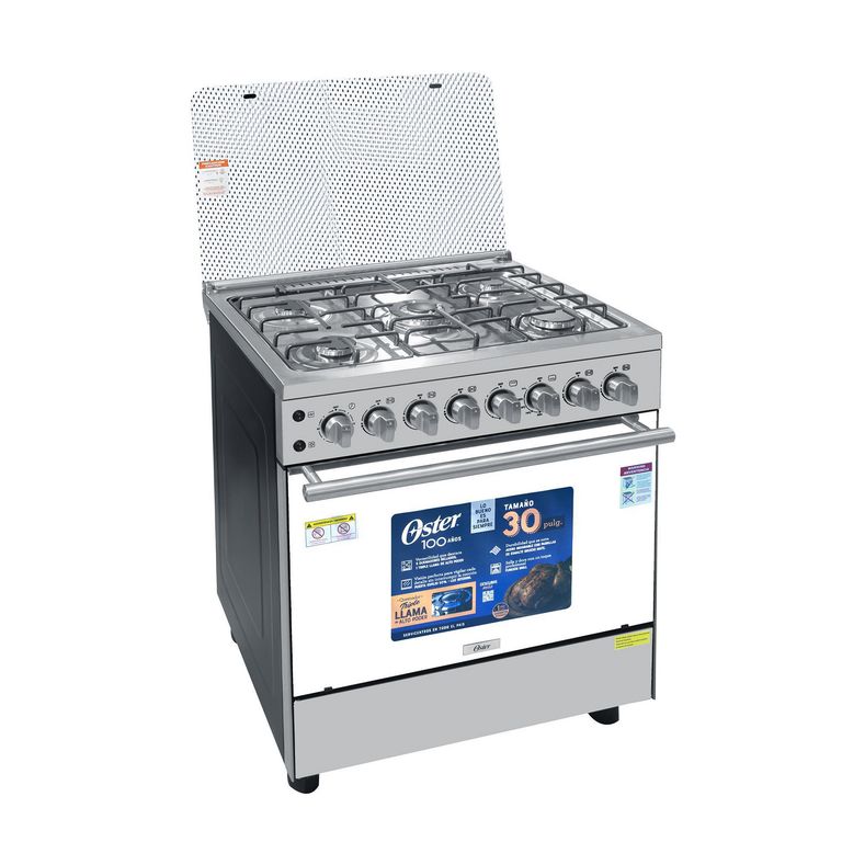 Cocina a Gas 5 Hornillas Acero Inoxidable OS-PGSGC30051GISM