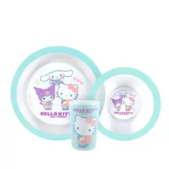 SCOOL - Set Vajilla 3 Piezas Hello Kitty
