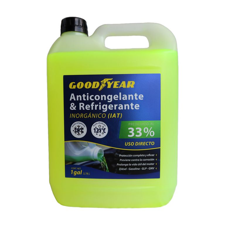 Refrigerante Anticongelante 33% Verde 1 Galón