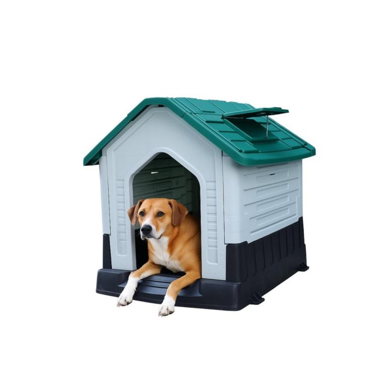Casa para Perro Mediana Verde 73x60.5x66.5cm