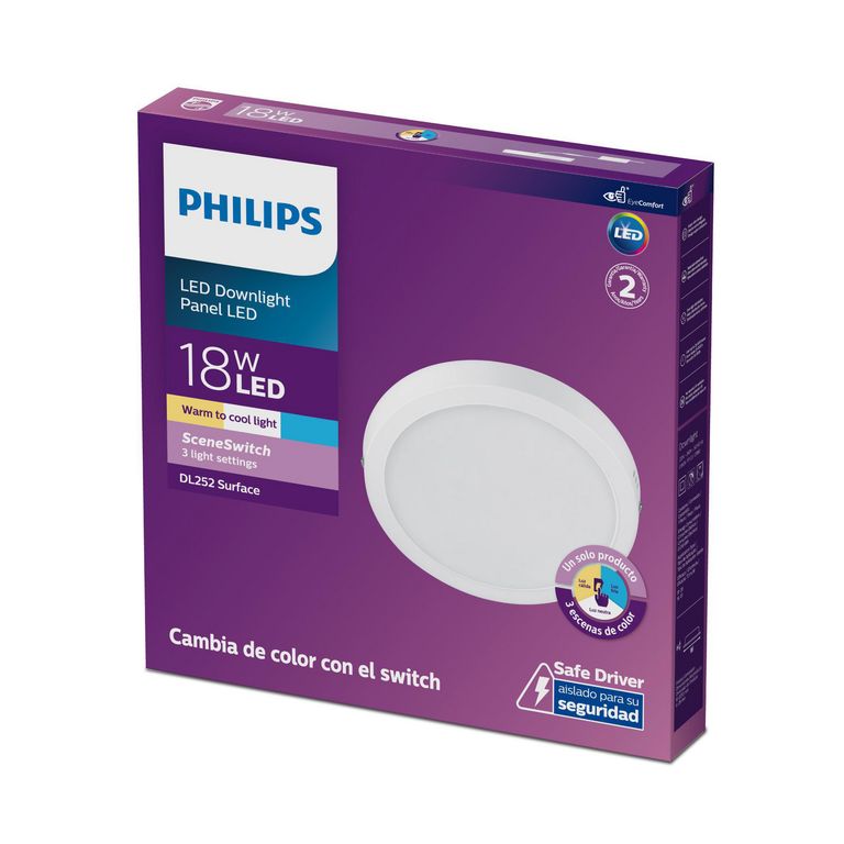 Downlight Red Tricolor SS 18W