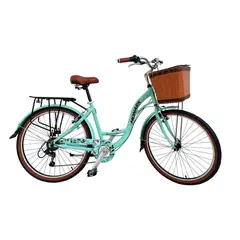 MONARK - Bicicleta Romantic Aro 26 Verde Agua.