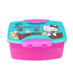 SCOOL - Taper con Divisiones y Cubiertos 1.1lt Hello Kitty