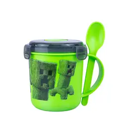 SCOOL - Vaso Snack con Cuchara Minecraft