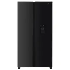 MABE - Refrigeradora Side by Side No Frost 520 Litros Black Steel MSD565QMLSP0