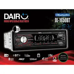 DAIRU - Radio Con MP3, Doble Puerto USB Y Bluetooth.