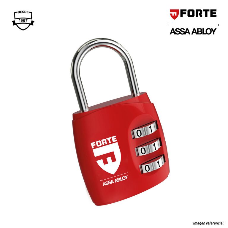 Candado Forte COMB FA33 BLIST X2.