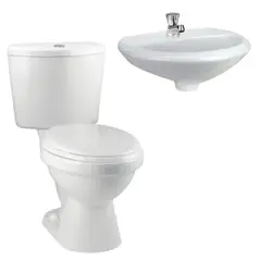 TREBOL - Sala de Baño Premium 30.5cm Blanco