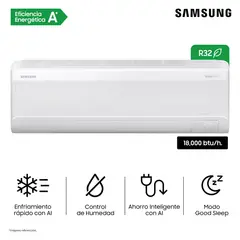 SAMSUNG - Aire Acondicionado WF AR70F18D1EW/PE Blanco