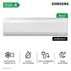 SAMSUNG - Aire Acondicionado WF AR70F24D1EW/PE Blanco