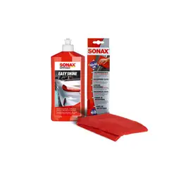 SONAX - Cera Sonax 250ml y Microfibra.