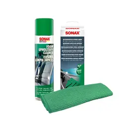 SONAX - Limpiador de Tapices y Paño para Interiores.