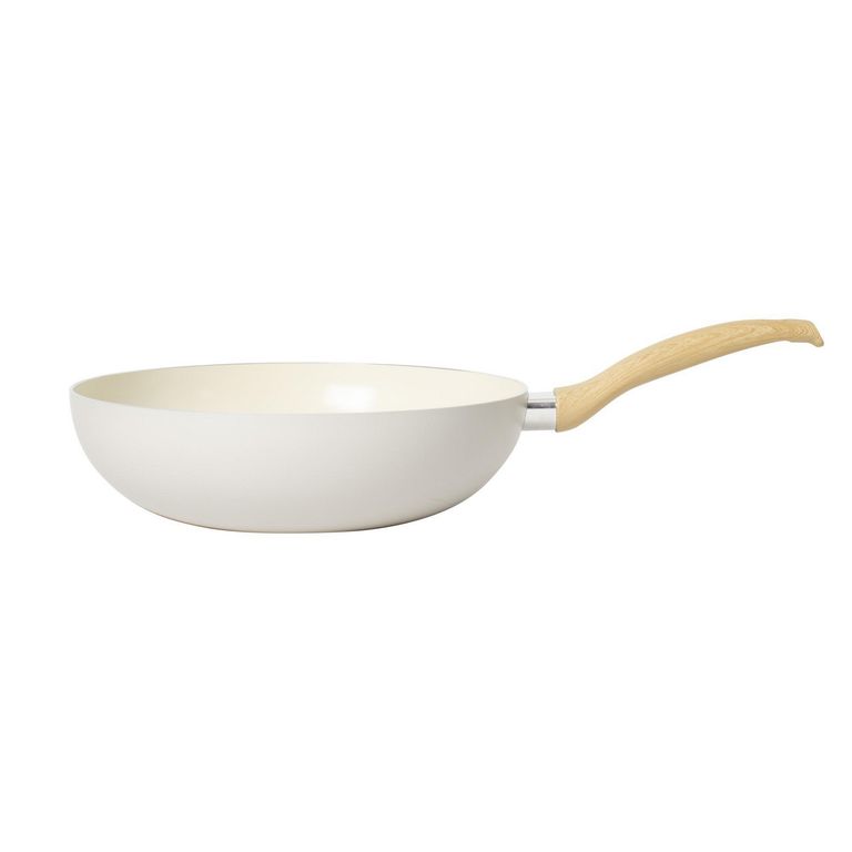 Wok 28cm Cerámico Blanco