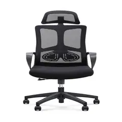 ZIYAZ - Silla Gerencial con Cabecera Lampadia Negro