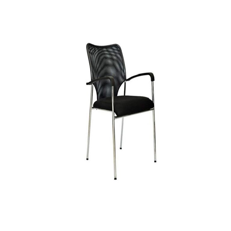 Silla Fija de Visitante Joan Negro
