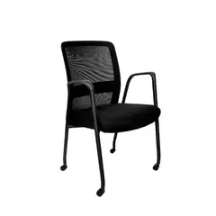 ZIYAZ - Silla Fija de Visitante Vice Negro