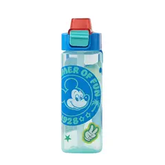 DISNEY - Botella Cuadrada Mickey 500ml Verde.