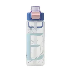 DISNEY - Botella Cuadrada Frozen 500ml Rosado.