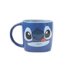 DISNEY - Tazón de Cerámica Stitch 340ml Azul.