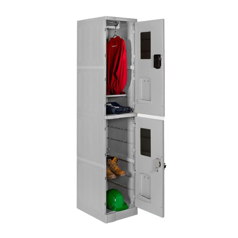 Locker ABS LP1-02 Porta Candado Color Gris.