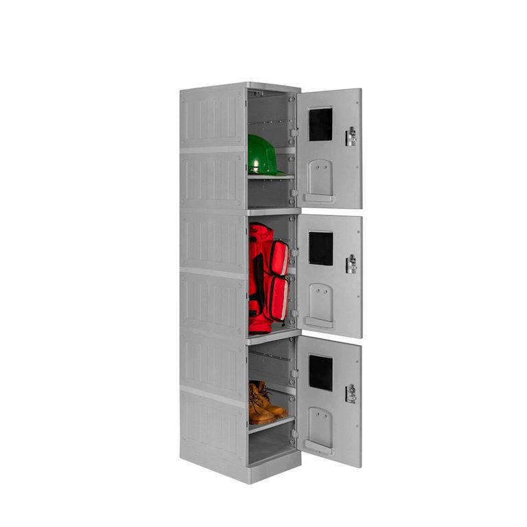 Locker ABS LP1-03 Porta Candado Color Gris.