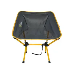 NATIONAL GEOGRAPHIC - Silla Plegable Ultraliviana Yellowstone 53.5x67x51cm Gris