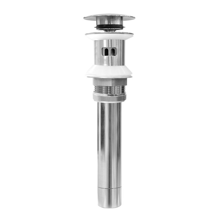 Desagüe Push Grande 1 1/4"x8 con Rebose Metusa