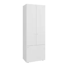 TUHOME - Ropero 3 Puertas 60x170x40.2cm Blanco.
