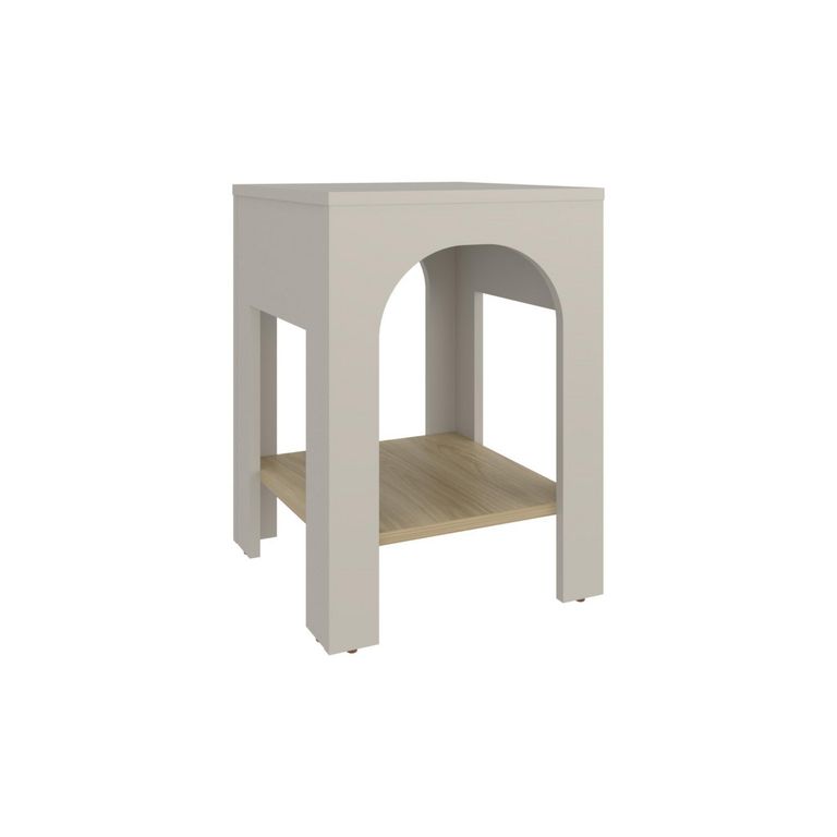 Mesa Auxiliar Aira 37.5x52x37.5cm Capri/Fresno Europeo
