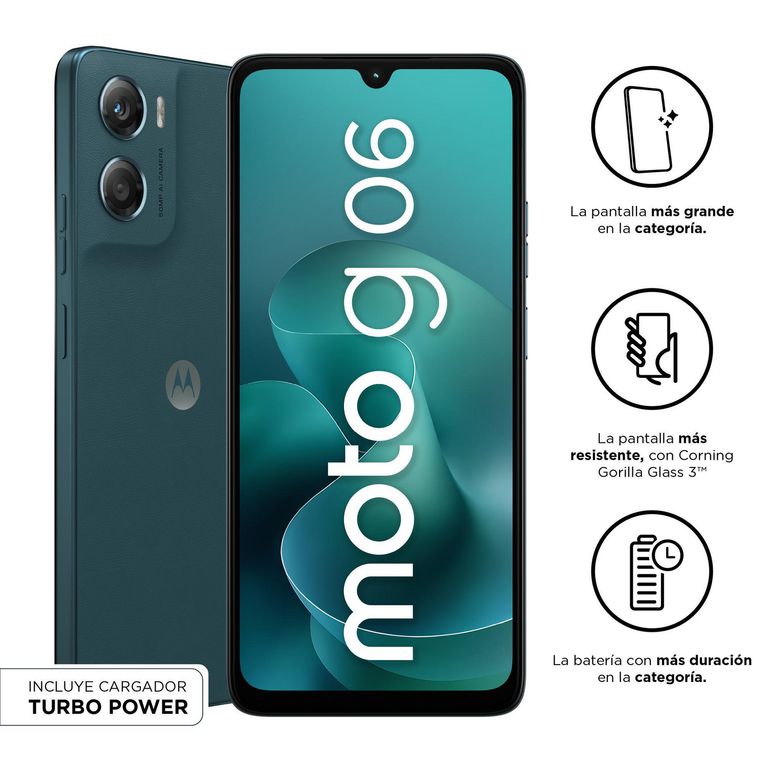 Celular Motorola G06 4GB/128GB Tapestry Azul