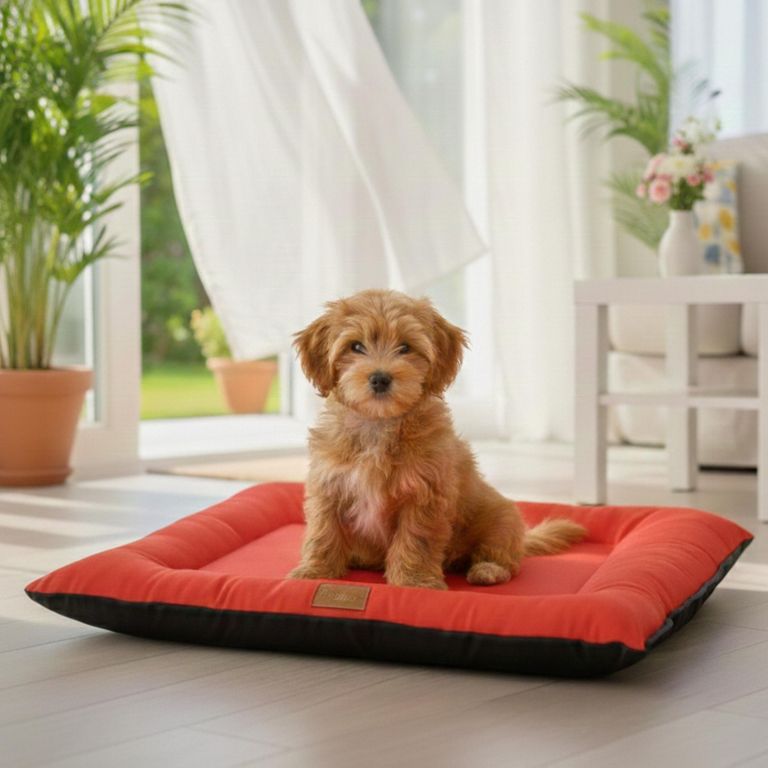 Colchoneta Verano para perro raza mediana 73 x 55 x 8 cm color Rojo