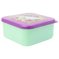 undefined - Snack 3 Piezas Unicornio 250ml Verde/Morado.